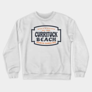 Currituck Beach, NC Summer Vacation Beach Trip Crewneck Sweatshirt